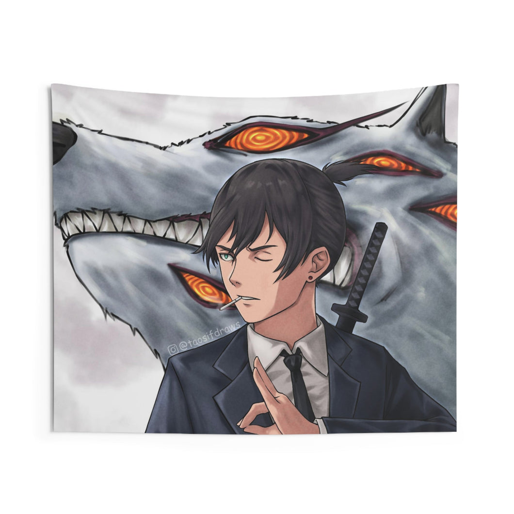 Anime Chainsaw Man Indoor Wall Tapestry