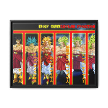 Load image into Gallery viewer, Broly Supersaiyajin Evolutions Canvas Framed Art Print
