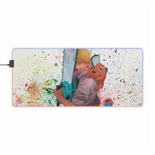 Load image into Gallery viewer, Chainsaw Man RGB LED Mouse Pad (Desk Mat)
