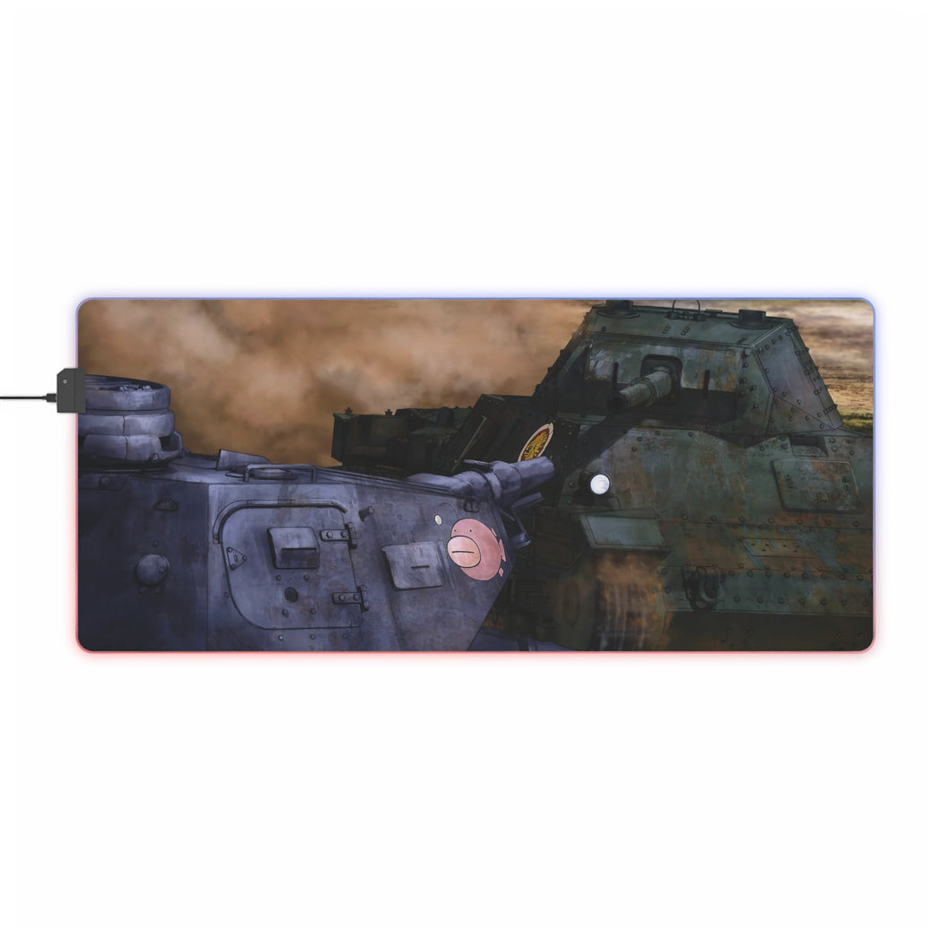 Girls und Panzer RGB LED Mouse Pad (Desk Mat)