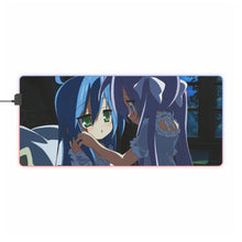 Load image into Gallery viewer, Lucky Star Konata Izumi, Kagami Hiiragi RGB LED Mouse Pad (Desk Mat)
