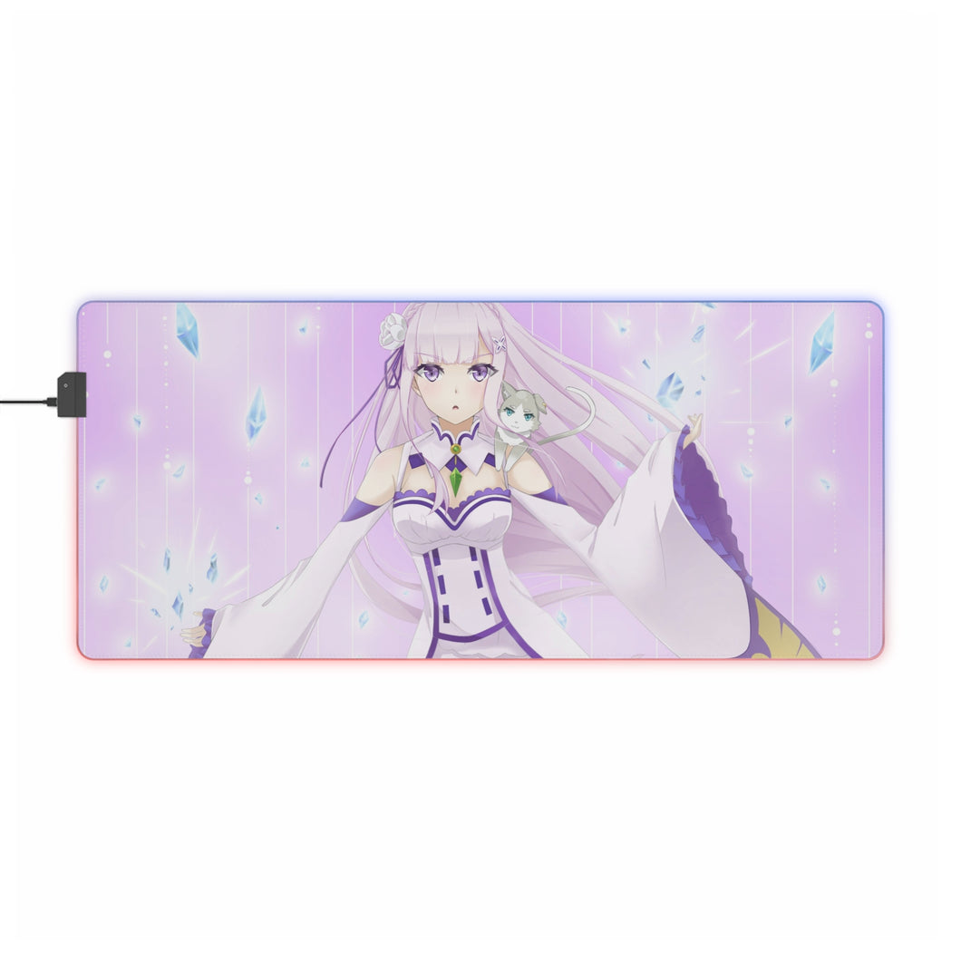 Emilia and Puck RGB LED Mouse Pad (Desk Mat)