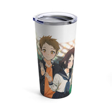 Load image into Gallery viewer, Hyouka Eru Chitanda, Satoshi Fukube, Mayaka Ibara Tumbler 20oz
