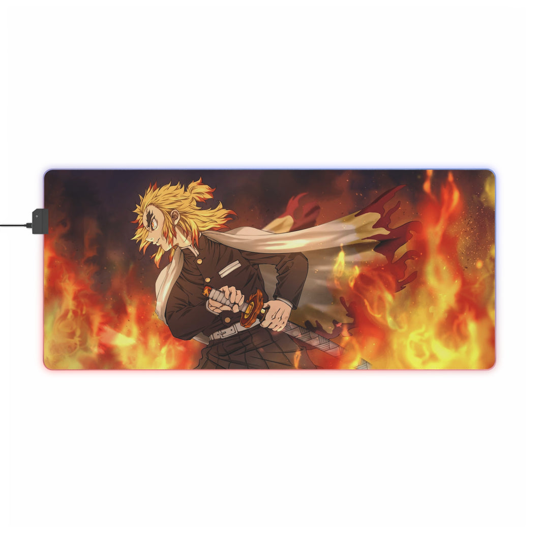 Demon Slayer: Kimetsu No Yaiba RGB LED Mouse Pad (Desk Mat)