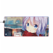 Load image into Gallery viewer, Is The Order A Rabbit? RGB LED Mouse Pad (Desk Mat)
