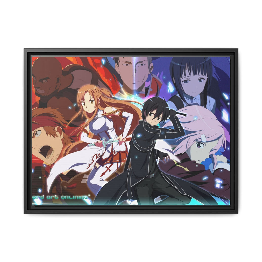 Anime Sword Art Onliner Canvas Framed Art Print