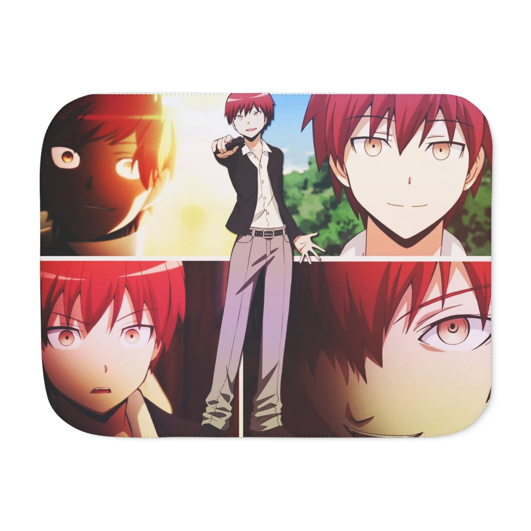 Assassination Classroom Karma Akabane Sherpa Blanket