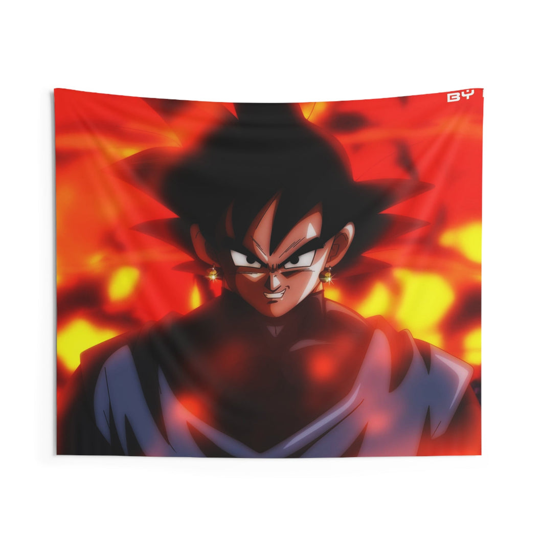 Black Goku Indoor Wall Tapestry