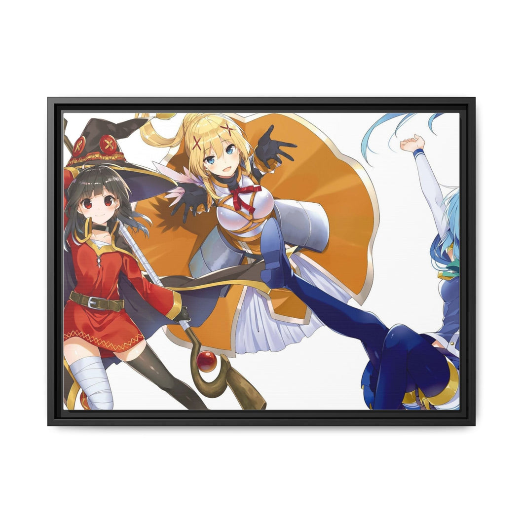 KonoSuba - God’s Blessing On This Wonderful World!! Canvas Framed Art Print