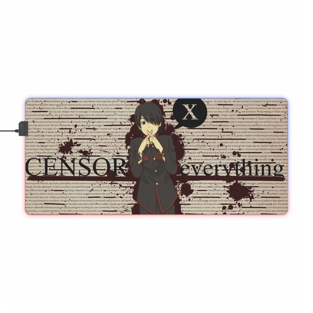 Monogatari (Series) RGB LED Mouse Pad (Desk Mat)