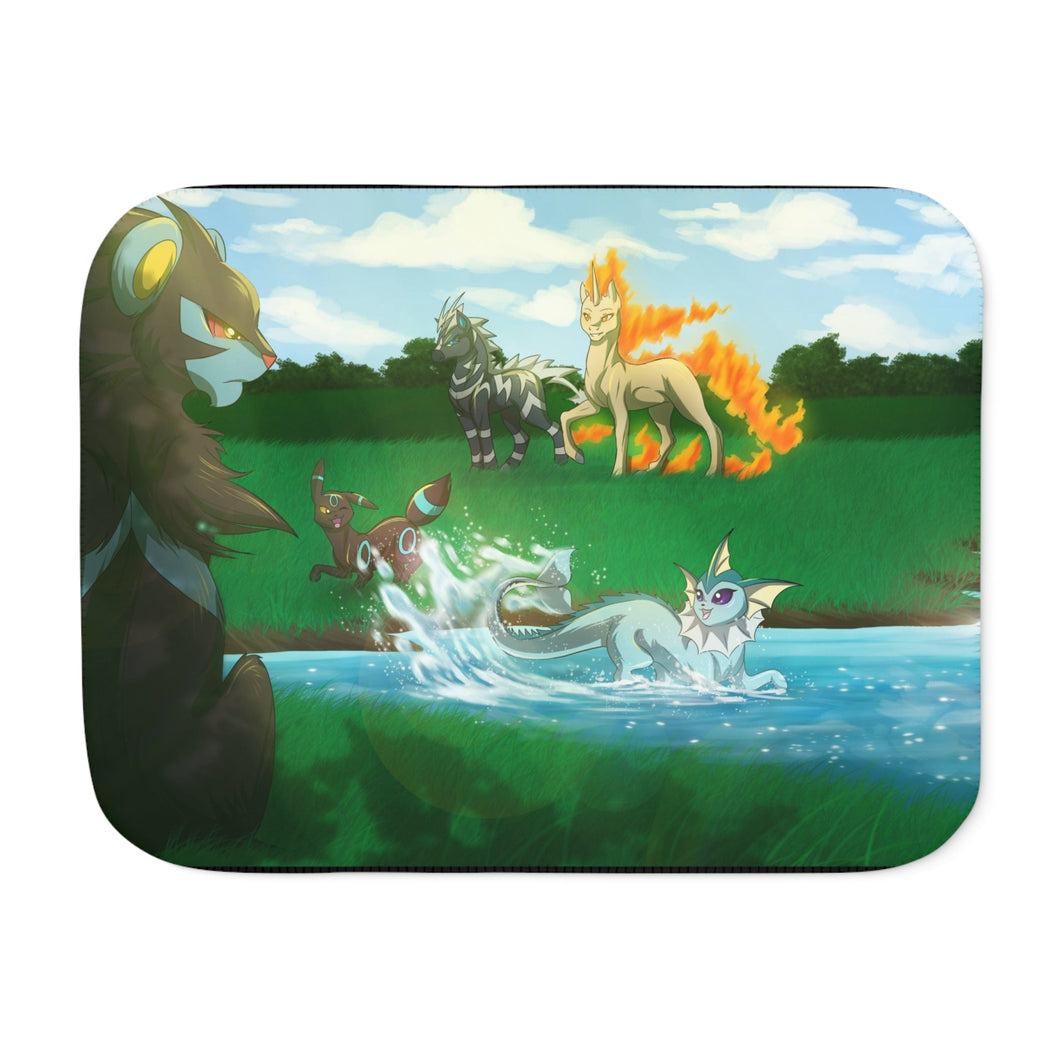 Pokemon team Sherpa Blanket