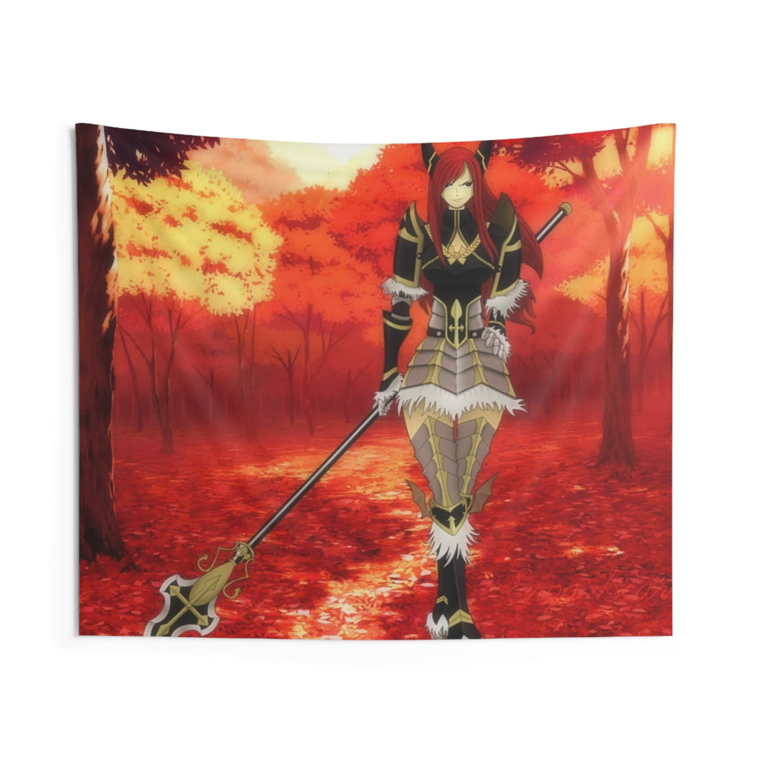 Erza Scarlet - Autumn Indoor Wall Tapestry