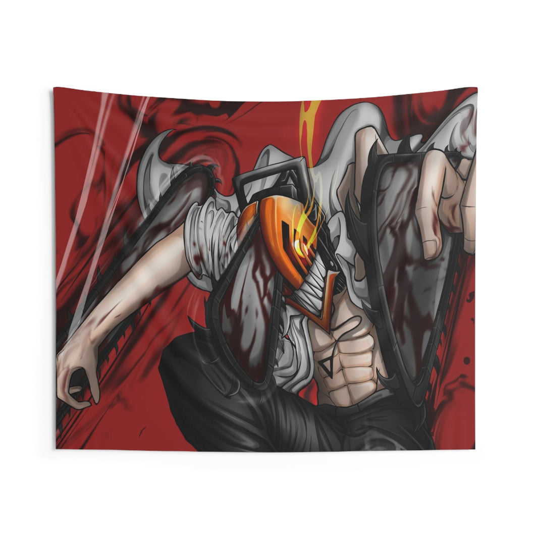 Anime Chainsaw Man Indoor Wall Tapestry