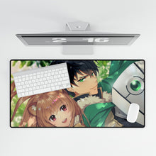Load image into Gallery viewer, Raphtalia and Iwatani Mouse Pad (Desk Mat)
