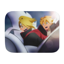 Load image into Gallery viewer, Boruto and Deidara Sherpa Blanket
