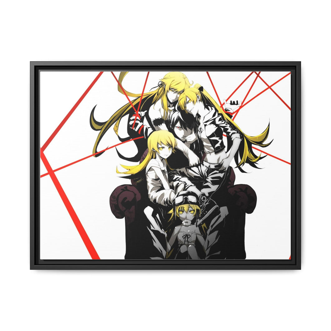 Monogatari (Series) Canvas Framed Art Print