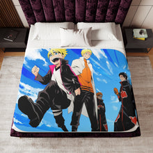 Load image into Gallery viewer, Boruto Sherpa Blanket

