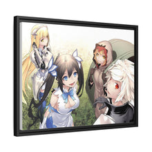 Load image into Gallery viewer, Aiz,Hestia,Bell and Liliruca Canvas Framed Art Print
