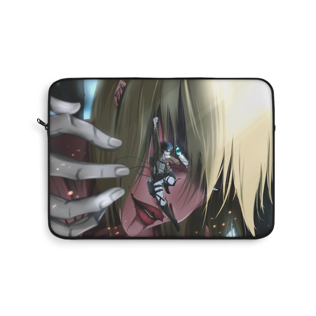 Eren Yeager and Annie Leonhart (Titan) Laptop Sleeve