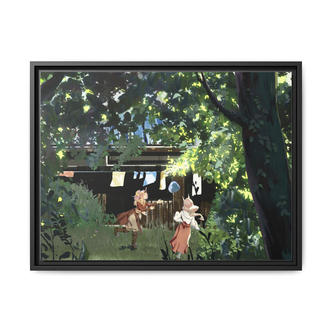 Anime That Time I Got Reincarnated as a Slime Canvas Framed Art Print