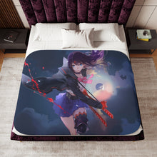 Load image into Gallery viewer, Anime Kill La Kill Sherpa Blanket
