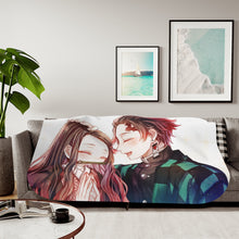 Load image into Gallery viewer, Demon Slayer: Kimetsu no Yaiba Sherpa Blanket
