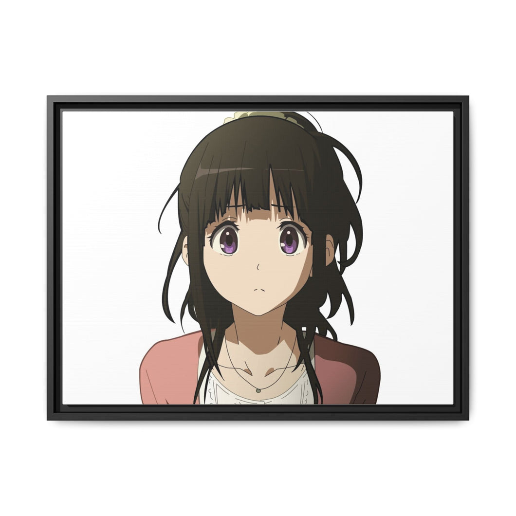 Eru Chitanda   Face Canvas Framed Art Print
