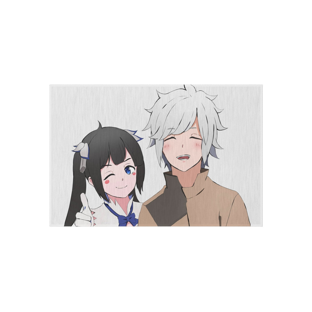 Is It Wrong to Try to Pick Up Girls in a Dungeon? Bell Cranel, Hestia Rug