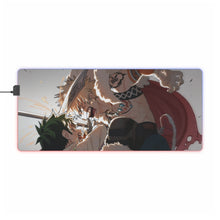 Load image into Gallery viewer, My Hero Academia Izuku Midoriya, Katsuki Bakugou RGB LED Mouse Pad (Desk Mat)
