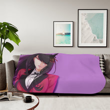 Load image into Gallery viewer, Anime Kakegurui Sherpa Blanket
