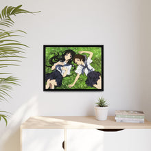 Load image into Gallery viewer, Eru Chitanda  Mayaka Ibara in the garden Canvas Framed Art Print
