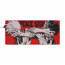 Load image into Gallery viewer, My Hero Academia Izuku Midoriya, Katsuki Bakugou RGB LED Mouse Pad (Desk Mat)
