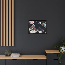 Load image into Gallery viewer, Hiro and Zero Two Moments In Broken Glass Canvas Framed Art Print
