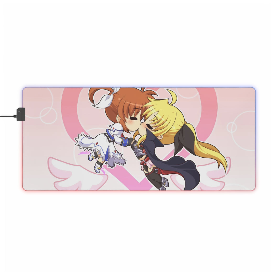 Magical Girl Lyrical Nanoha RGB LED Mouse Pad (Desk Mat)