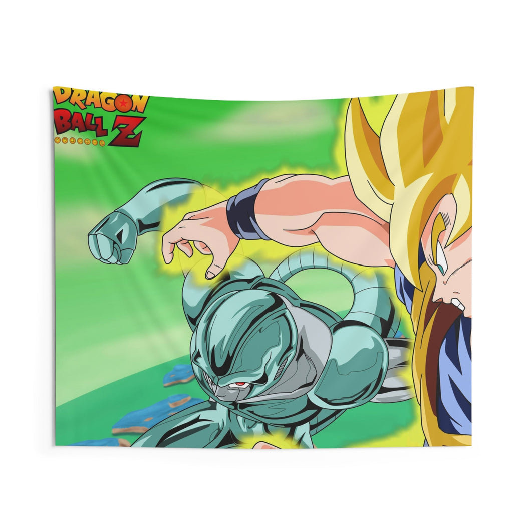 Goku SSJ Vs Meta-Coolers Indoor Wall Tapestry