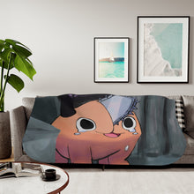 Load image into Gallery viewer, Anime Chainsaw Man Sherpa Blanket
