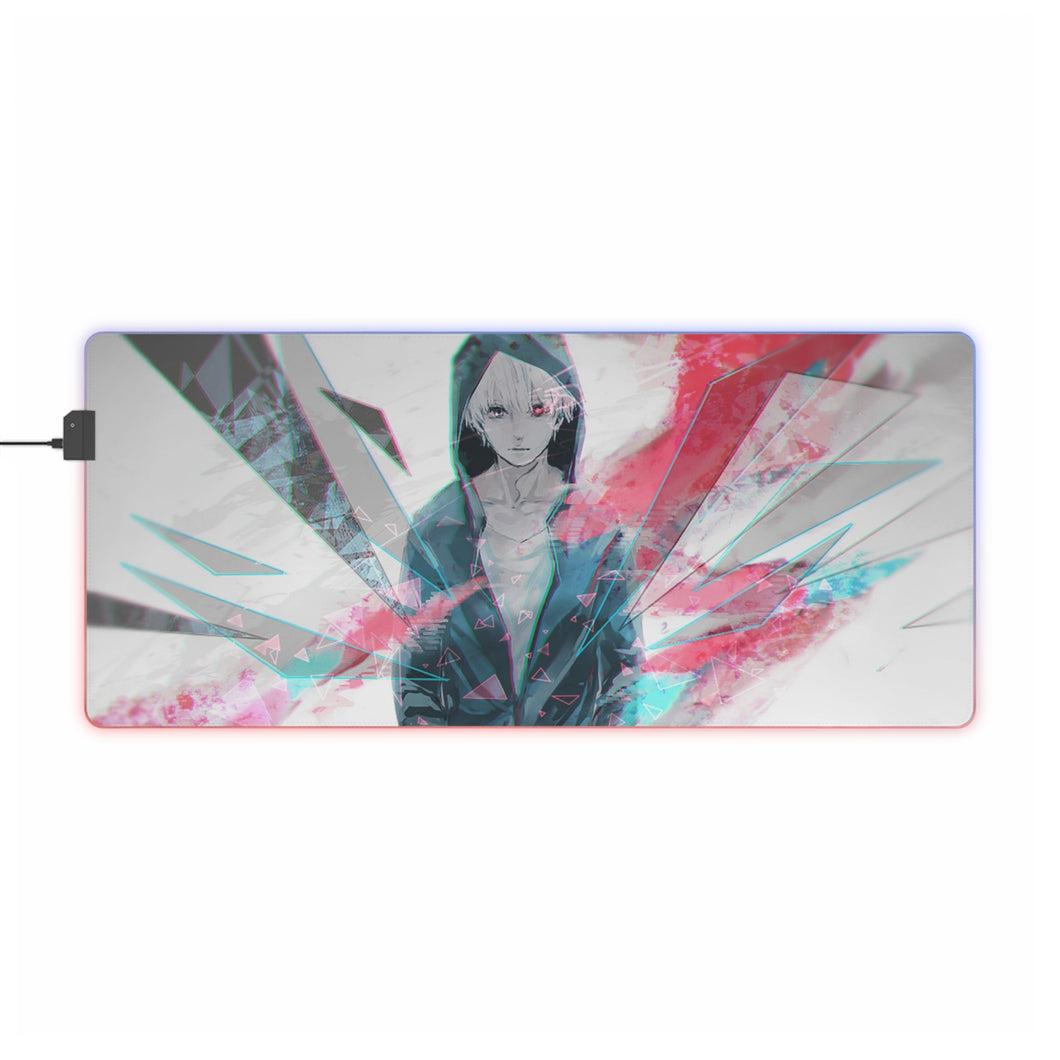 Tokyo Ghoul Ken Kaneki RGB LED Mouse Pad (Desk Mat)