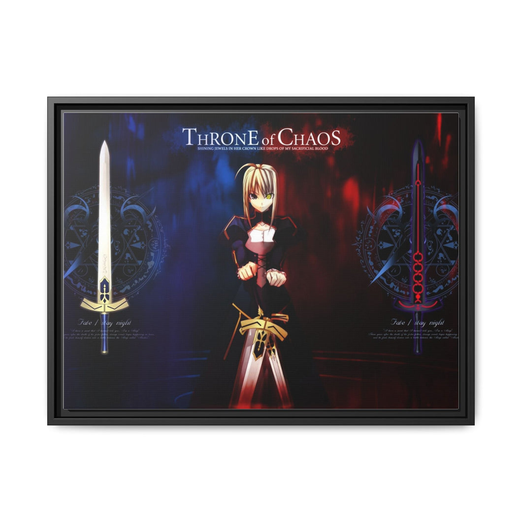 Fate/Stay Night Canvas Framed Art Print