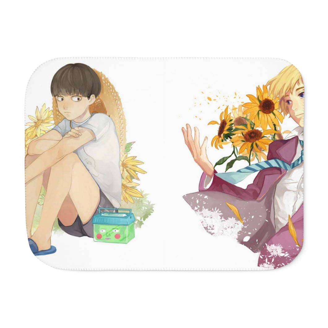 Mob Psycho 100 Arataka Reigen, Shigeo Kageyama Sherpa Blanket