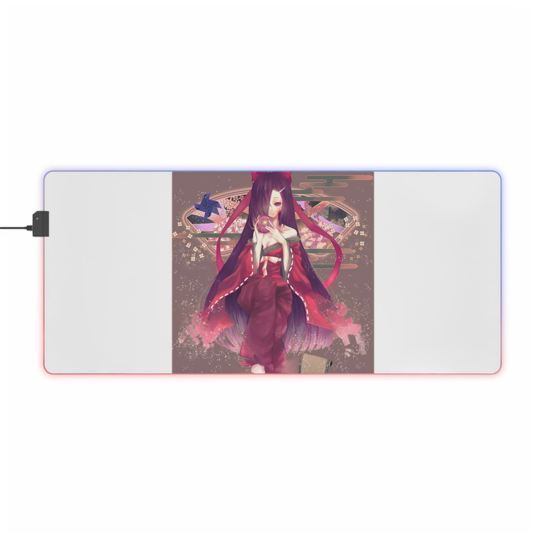 Mirai Nikki Tsubaki Kasugano RGB LED Mouse Pad (Desk Mat)