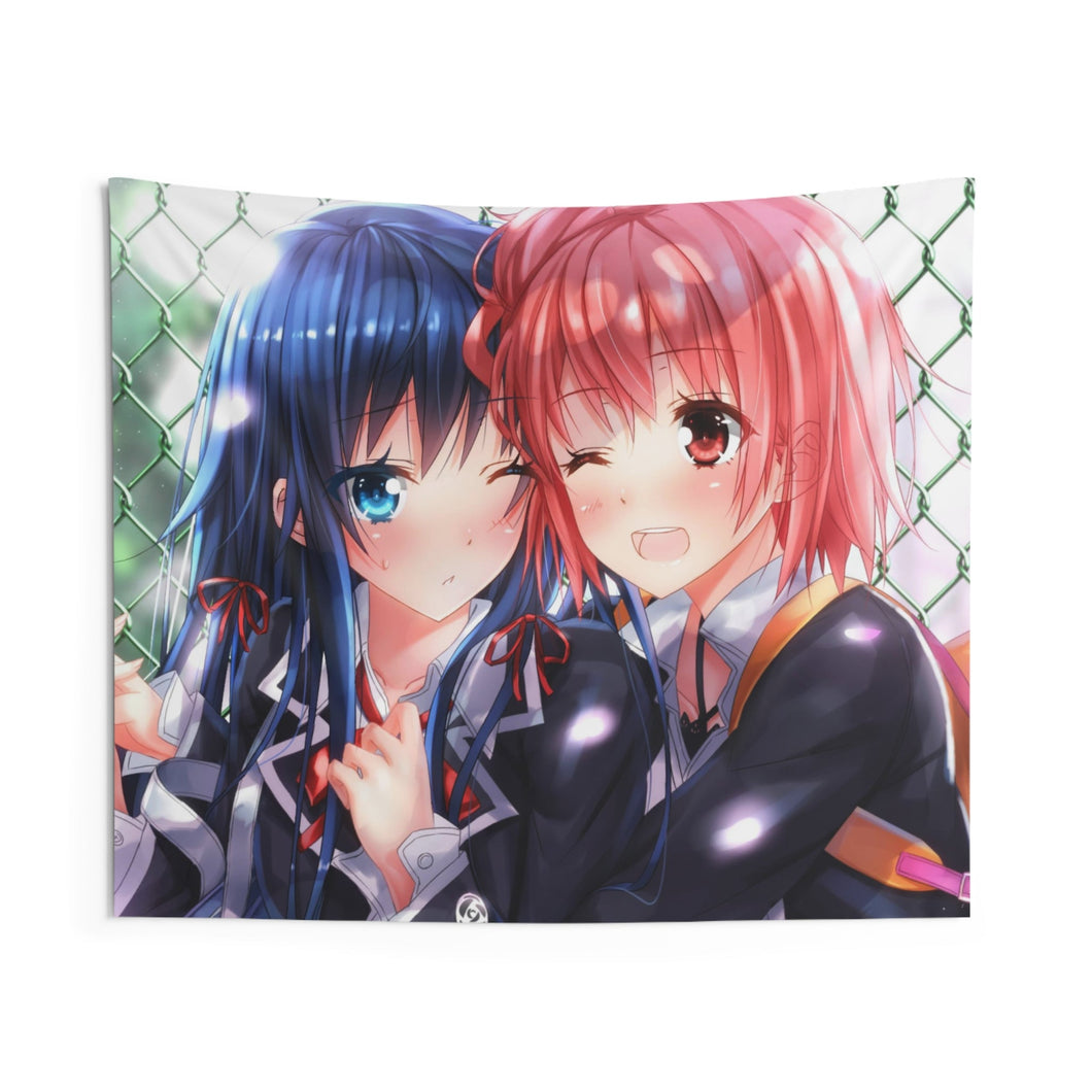 My Teen Romantic Comedy SNAFU Yukino Yukinoshita, Yui Yuigahama Indoor Wall Tapestry
