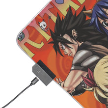 Load image into Gallery viewer, Fairy Tail Natsu Dragneel, Erza Scarlet, Gray Fullbuster, Lucy Heartfilia, Wendy Marvell RGB LED Mouse Pad (Desk Mat)
