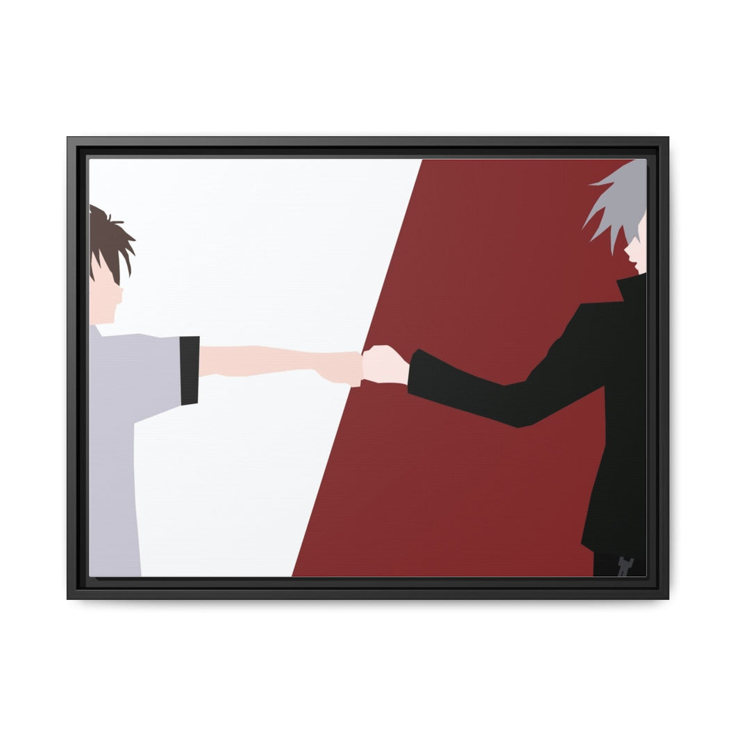 Issei x Vali Canvas Framed Art Print