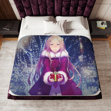 Load image into Gallery viewer, Guilty Crown Mana Ouma Sherpa Blanket
