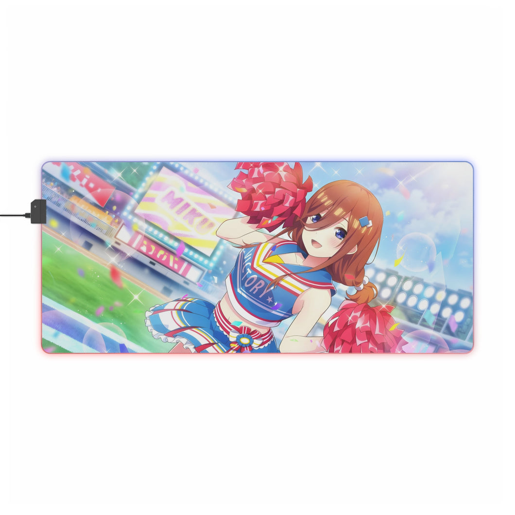 The Quintessential Quintuplets RGB LED Mouse Pad (Desk Mat)