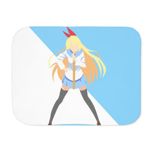 Load image into Gallery viewer, Chitoge Nisekoi Minimalist Sherpa Blanket

