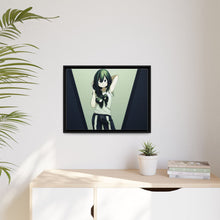 Load image into Gallery viewer, My Hero Academia Tsuyu Asui Canvas Framed Art Print
