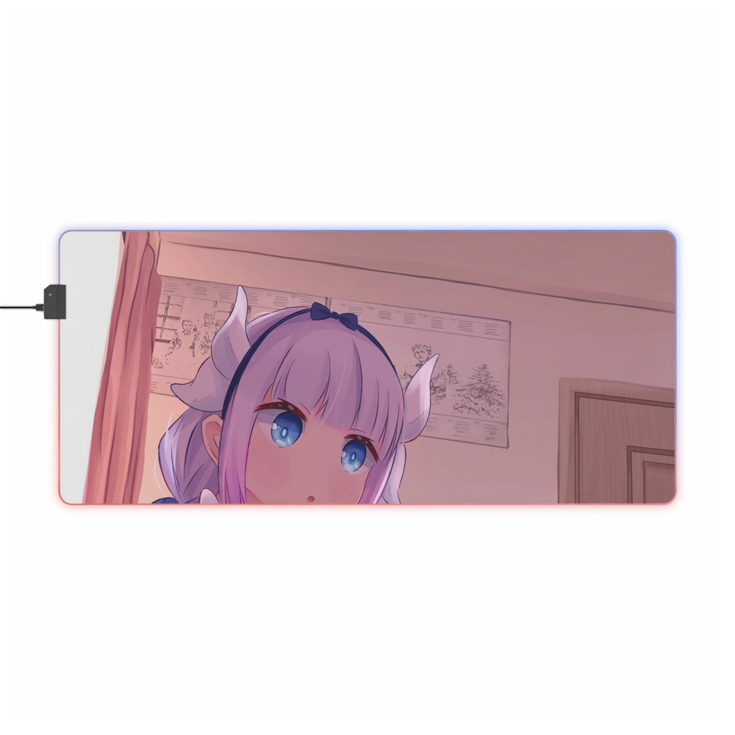 Miss Kobayashi's Dragon Maid Kanna Kamui, Kobayashi San Chi No Maid Dragon RGB LED Mouse Pad (Desk Mat)