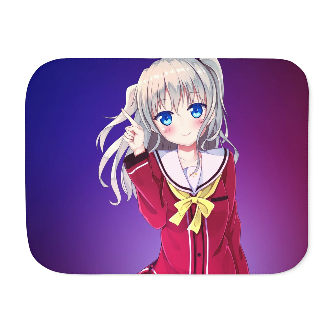 Nao Tomori smile Sherpa Blanket