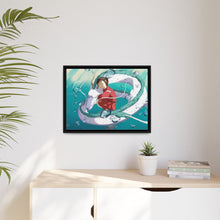 Load image into Gallery viewer, Anime Spirited Away Canvas Framed Art Print
